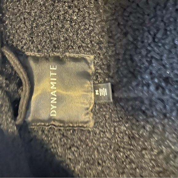 Black Sherpa lined Dynamite Jacket - Picture 3 of 3